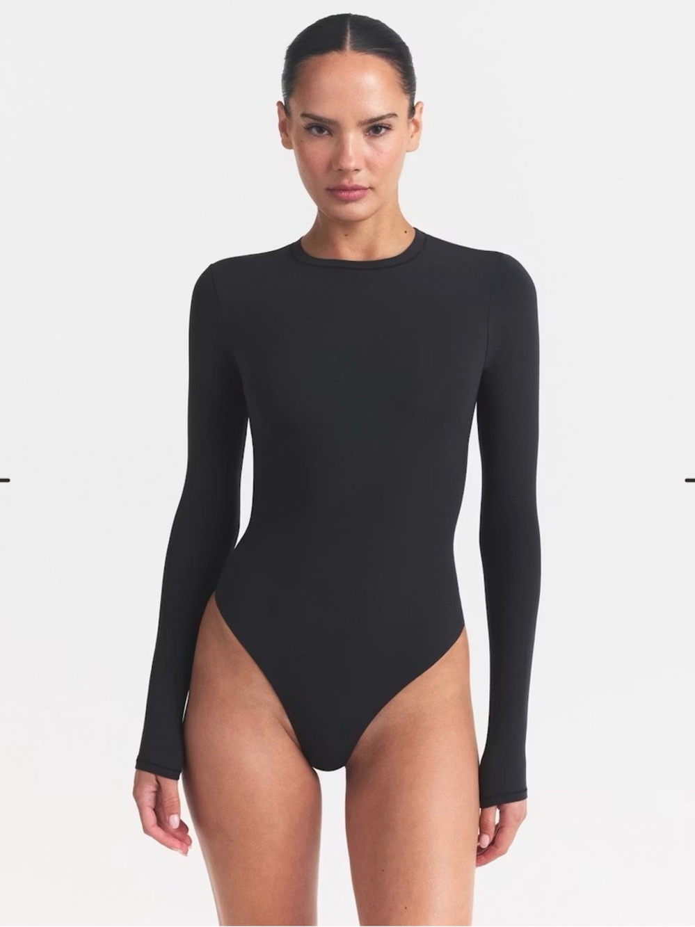 Skims Fits Everybody Long Sleeve Bodysuit